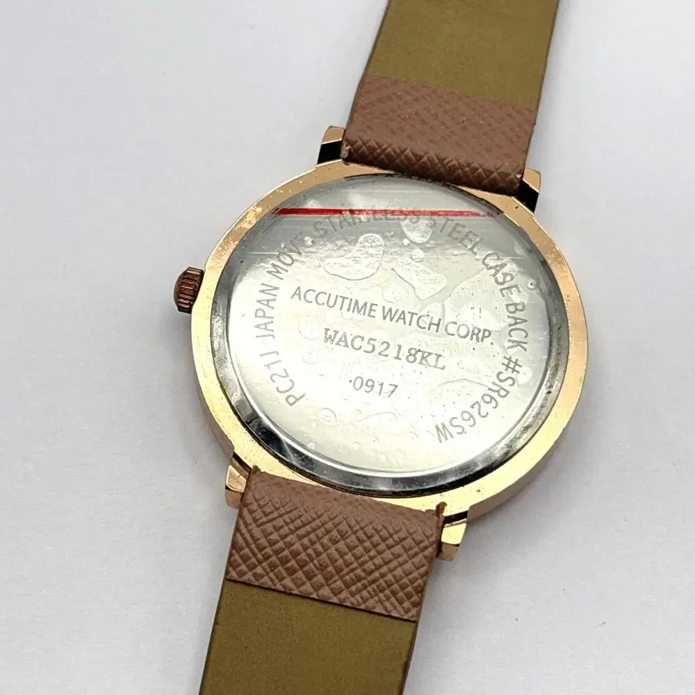 Gold Analog Men's Watch
